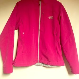North Face pink apex bionic jacket